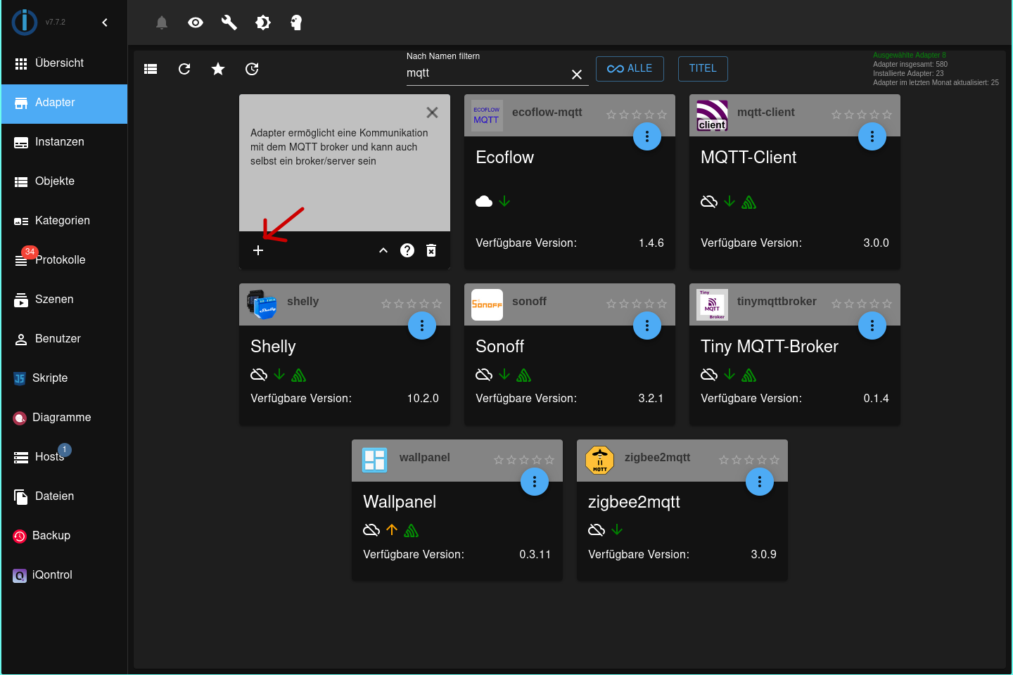 MQTT-Instanz erstellen