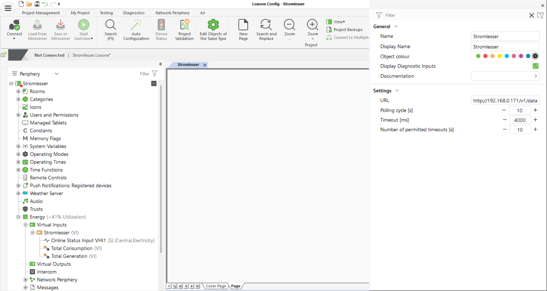 Configuring IP and Polling