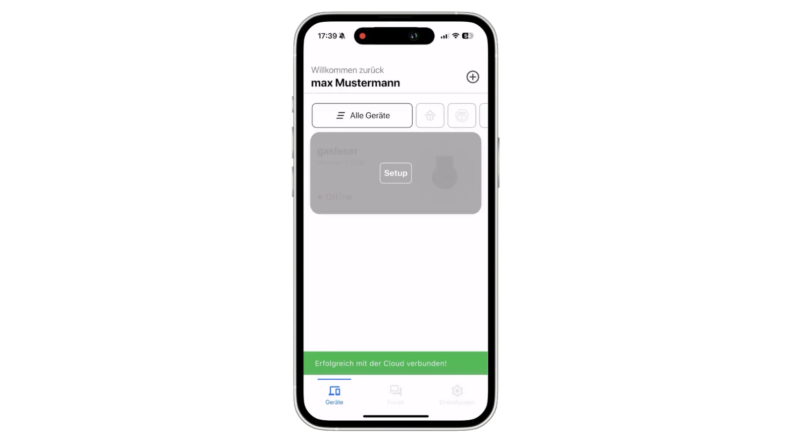 Device Successfully Set Up