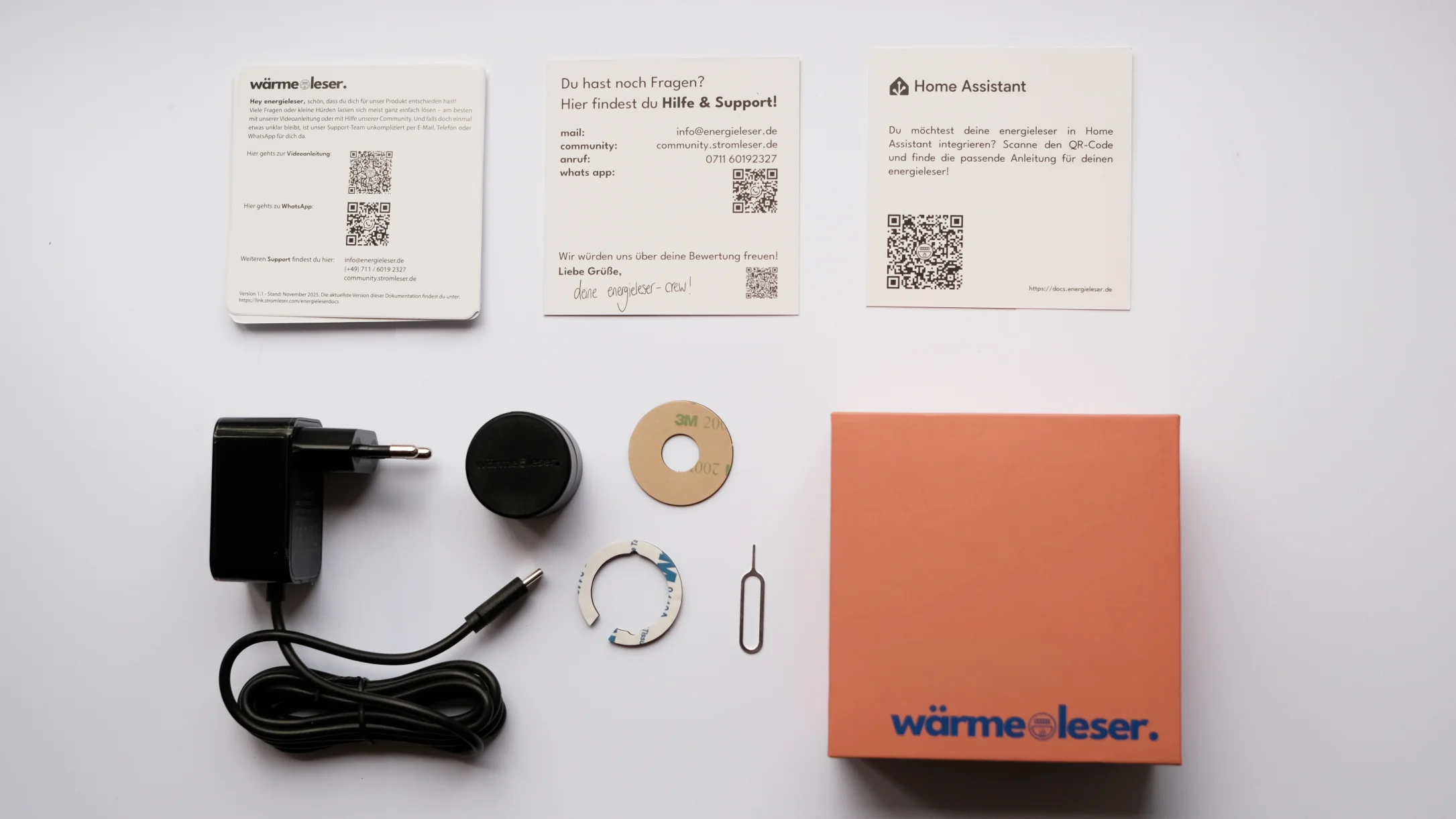 wärmeleser package contents