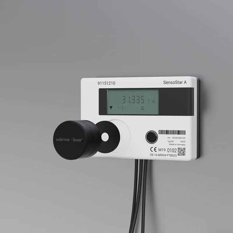 LED indicator on wärmeleser